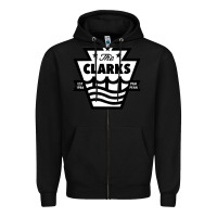 Black the clarks Zipper Hoodie - ArtChic