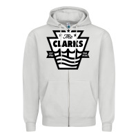 Dove Grey the clarks Zipper Hoodie - ArtChic