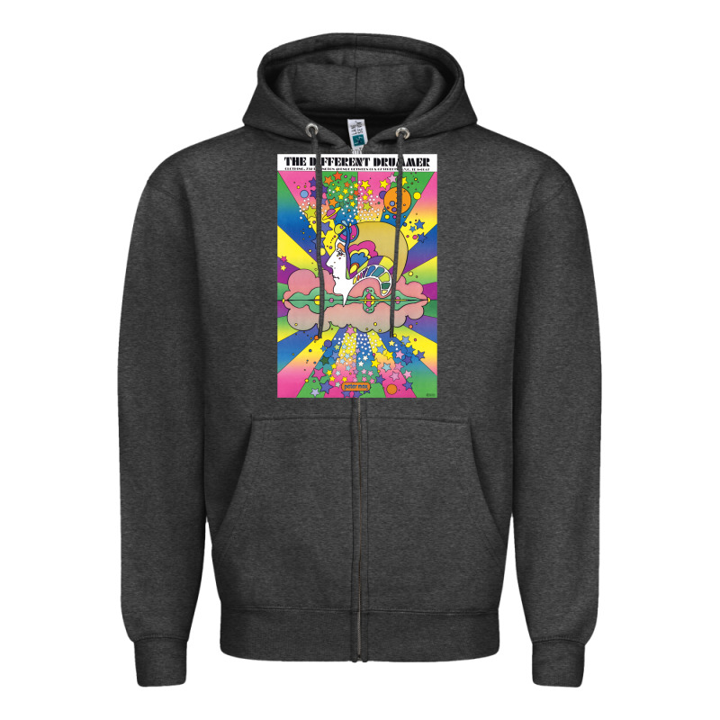 Different Drummer   Peter Max Zipper Hoodie by ArtChic | Teevron