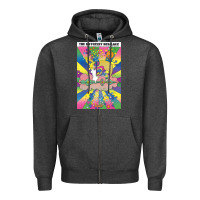 Charcoal Heather different drummer   peter max Zipper Hoodie - ArtChic