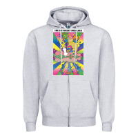 Heather Grey different drummer   peter max Zipper Hoodie - ArtChic