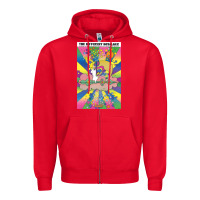 Red different drummer   peter max Zipper Hoodie - ArtChic