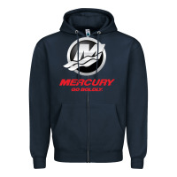 Navy Mercury Marine Outboard Boat Zipper Hoodie - ArtChic
