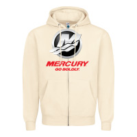 Sandshell Mercury Marine Outboard Boat Zipper Hoodie - ArtChic
