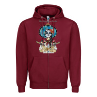 Burgundy Albums Music En Espanol of The Maverickss Zipper Hoodie - ArtChic