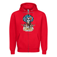 Red Albums Music En Espanol of The Maverickss Zipper Hoodie - ArtChic