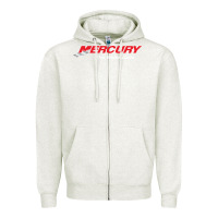 Oatmeal Heather Mercury Marine Outboard Boat Zipper Hoodie - ArtChic