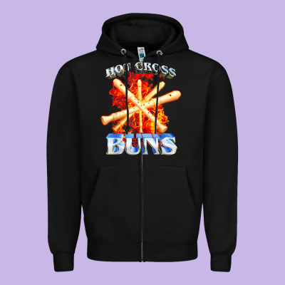Hot Cross Buns T Shirt Zipper Hoodie Designed By Artchic