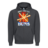 Smoke hot cross buns t shirt Zipper Hoodie - ArtChic
