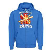True Royal hot cross buns t shirt Zipper Hoodie - ArtChic