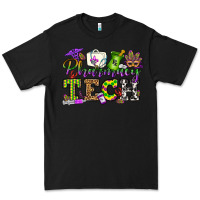 Black mardi gras pharmacy tech Premium Tee - OliviaCreatesArt