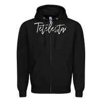 Black Tetelestai, Greek It Is Finished, Christian Easter Zipper Hoodie - ArtChic