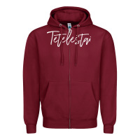 Burgundy Tetelestai, Greek It Is Finished, Christian Easter Zipper Hoodie - ArtChic