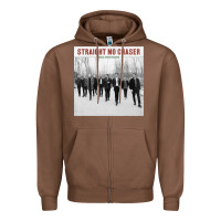 Chestnut Straight No Chaser Social Christmasing Zipper Hoodie - ArtChic