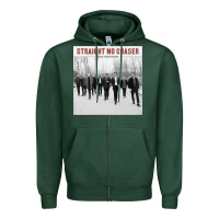 Sports Green Straight No Chaser Social Christmasing Zipper Hoodie - ArtChic