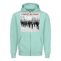 Seafoam Straight No Chaser Social Christmasing Zipper Hoodie - ArtChic