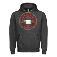 Charcoal Heather College of  central state Wilberfroce 1887 Zipper Hoodie - ArtChic