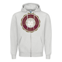 Dove Grey College of  central state Wilberfroce 1887 Zipper Hoodie - ArtChic