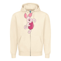 Sandshell piglet Zipper Hoodie - ArtChic