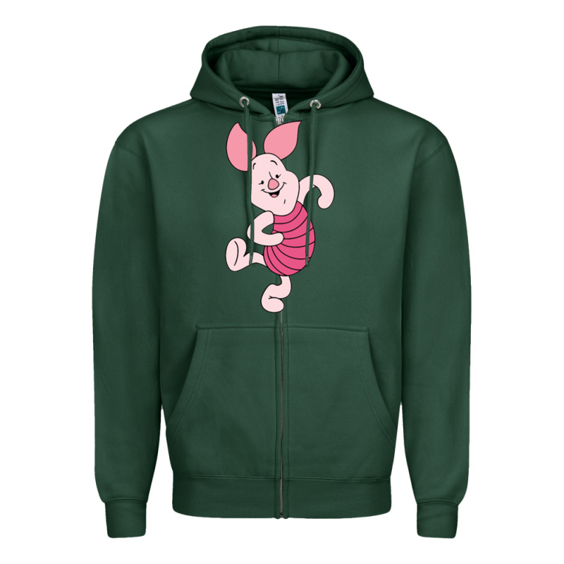 Piglet Zipper Hoodie by ArtChic | Teevron