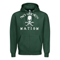 Sports Green KENNY CHESNEY NO SHOES NATION Zipper Hoodie - ArtChic