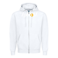 White The Pivot Podcast Zipper Hoodie - ArtChic