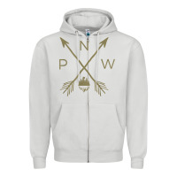 Dove Grey pacific northwest mountain  cool pnw pacific northwest t shirt Zipper Hoodie - ArtChic