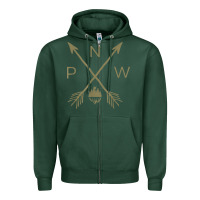 Sports Green pacific northwest mountain  cool pnw pacific northwest t shirt Zipper Hoodie - ArtChic