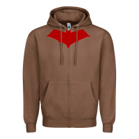 Chestnut red hood Zipper Hoodie - ArtChic