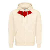 Sandshell red hood Zipper Hoodie - ArtChic