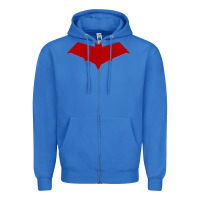 True Royal red hood Zipper Hoodie - ArtChic