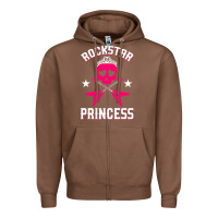 Chestnut rockstar Zipper Hoodie - ArtChic