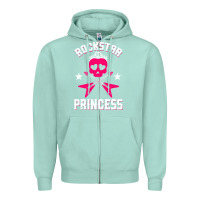 Seafoam rockstar Zipper Hoodie - ArtChic