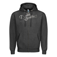 Charcoal Heather The Doobie Brothers Zipper Hoodie - ArtChic