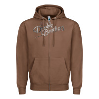 Chestnut The Doobie Brothers Zipper Hoodie - ArtChic