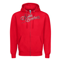 Red The Doobie Brothers Zipper Hoodie - ArtChic