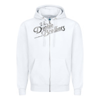 White The Doobie Brothers Zipper Hoodie - ArtChic