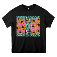 Black Mom sunflower glitter Heavy Core Tee - CowGirlArtShop