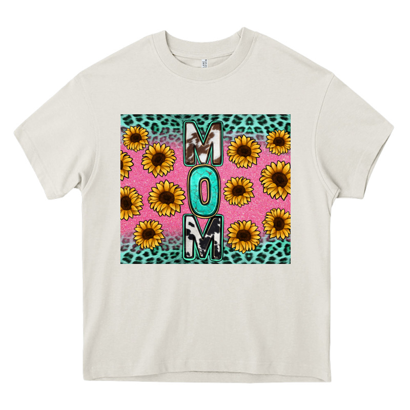 Mom Sunflower Glitter Heavy Core Tee by CowGirlArtShop | Teevron
