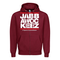 Burgundy Jabbawockeez Zipper Hoodie - ArtChic