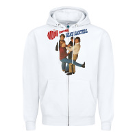 White the monkees Zipper Hoodie - ArtChic