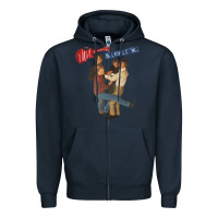 Navy the monkees Zipper Hoodie - ArtChic