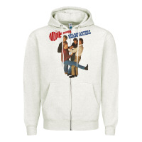 Oatmeal Heather the monkees Zipper Hoodie - ArtChic