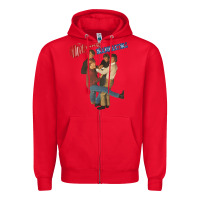 Red the monkees Zipper Hoodie - ArtChic