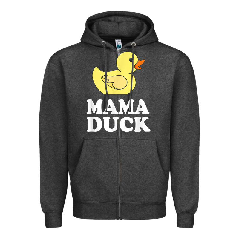 Mama Duck T Shirt Funny Mother Bird Gift Zipper Hoodie by ArtChic | Teevron