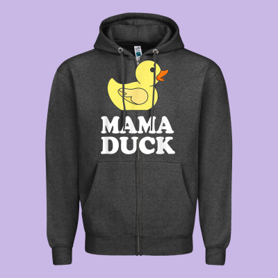 Mama Duck T Shirt Funny Mother Bird Gift Zipper Hoodie Designed By Artchic