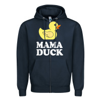 Navy mama duck t shirt funny mother bird gift Zipper Hoodie - ArtChic