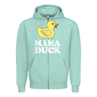 Seafoam mama duck t shirt funny mother bird gift Zipper Hoodie - ArtChic