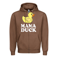 Chestnut mama duck t shirt funny mother bird gift Zipper Hoodie - ArtChic