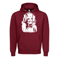 Dolly Parton Distressed Photo Zipper Hoodie | Teevron